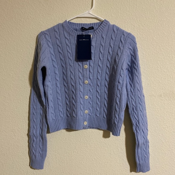Brandy Melville Blue Olsen cardigan sweater - Picture 6 of 6